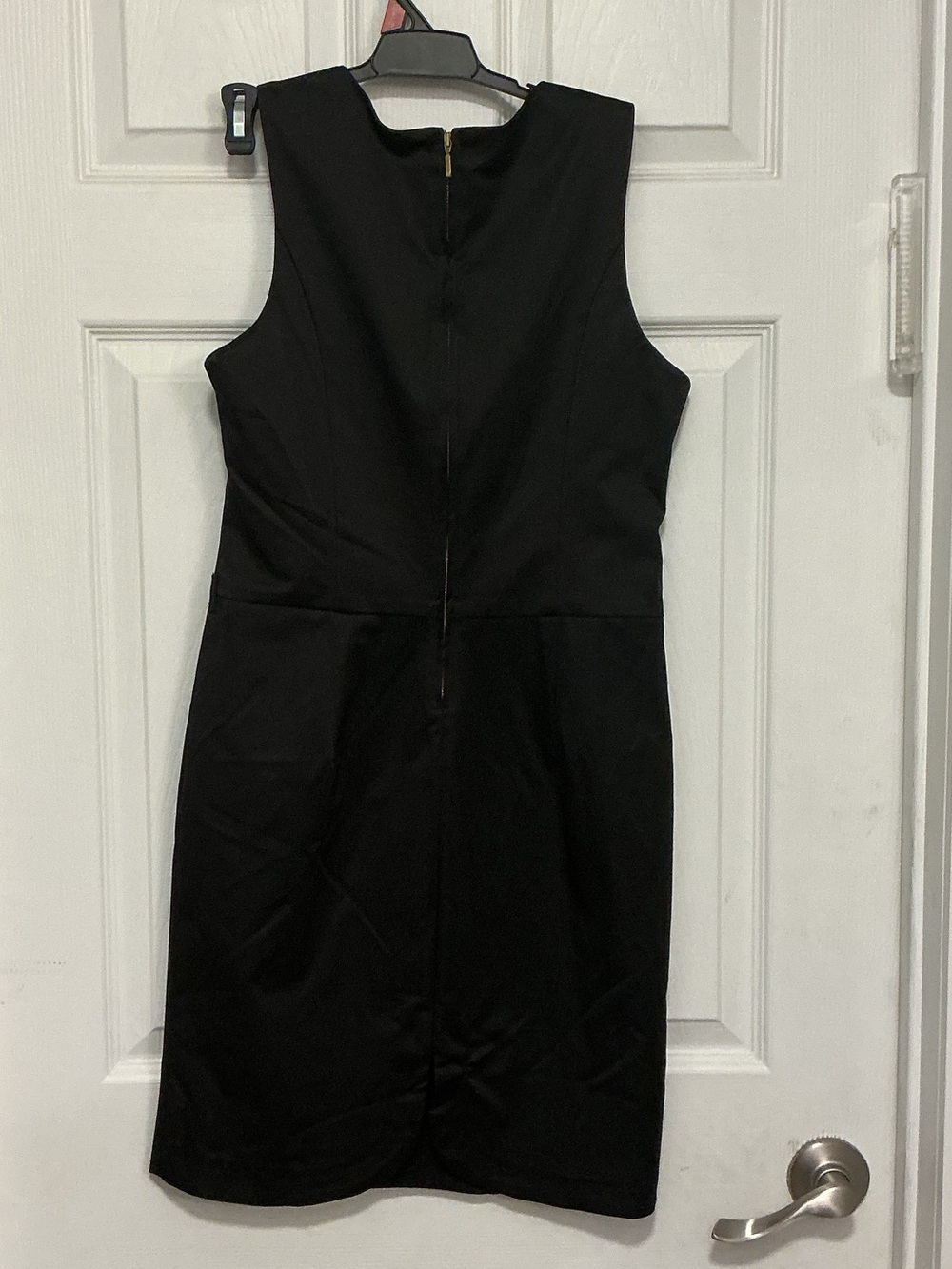 Sleek Black Sleeveless Mini Dress